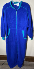 Adonna Robe Womens Small Long Zipper Pajamas Sleepwear Vintage Nightgown