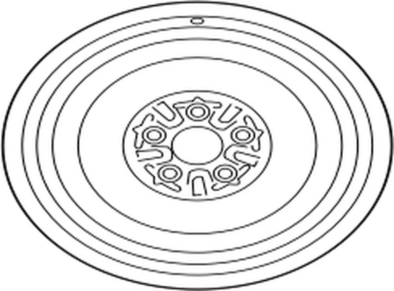 42611-21290 Toyota Wheel, disc (for spare) 4261121290, New Genuine 