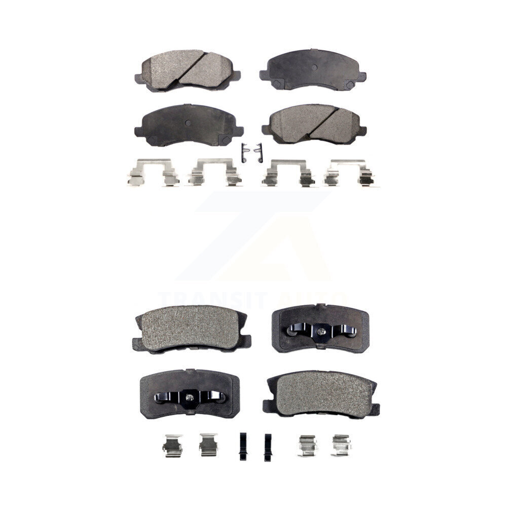 Front & Rear Ceramic Brake Pads for Jeep Patriot Mitsubishi Lancer Compass 200X