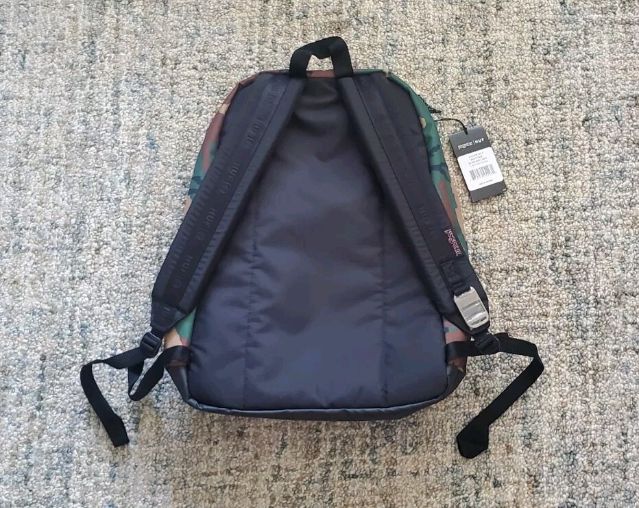 3 zipper compartment vegan leather backpack THREE BOX Vegan Leather Backpack