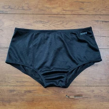 Sporti Mens Poly Mesh Training Swimsuit Sz 32 Black