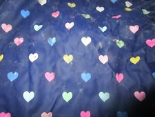 Pottery Barn Kids multi hearts raincoat size 3 photo shoot sample marks see