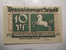 Deutschland Notgeld, Braunschweig 10 Pf., 