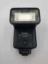 Vivitar 2500 Zoom Thyristor Shoe Mount Flash - Tested