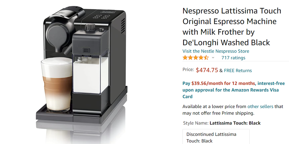 Nespresso Lattisima Touch