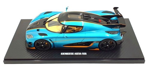 GT Spirit 1/18 Scale Resin GT390 - Koenigsegg Agera RS - Blue/Black - Picture 4 of 5
