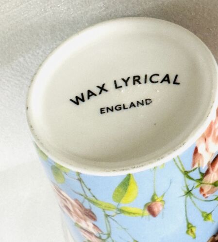 WAX LYRICAL Candle ceramic Floral Vase Cup New 5.5” - Picture 4 of 8