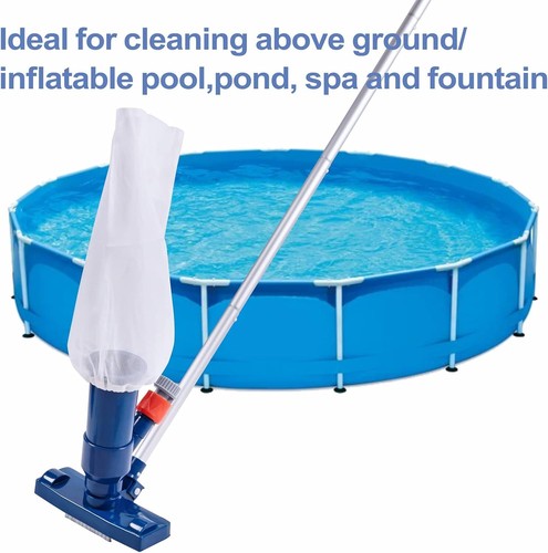 Handheld Ground Swimming Pool Vacuum Portable Jet Underwater Cleaner w/Filter Ba - Picture 11 of 13