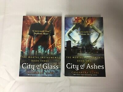 2x Cassandra Clare Books City Of Ashes City Of Glass Mortal Instruments 2 3 Ebay