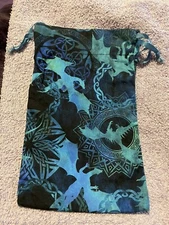 Tarot Card/Oracle Card Bag/Pouch Handmade 5x7 Drawstring Cat Movie Theatre