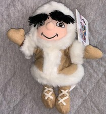 Disney Store It's a Small World Alaska Boy Doll Bean Bag-Beanie Ride Retired NWT