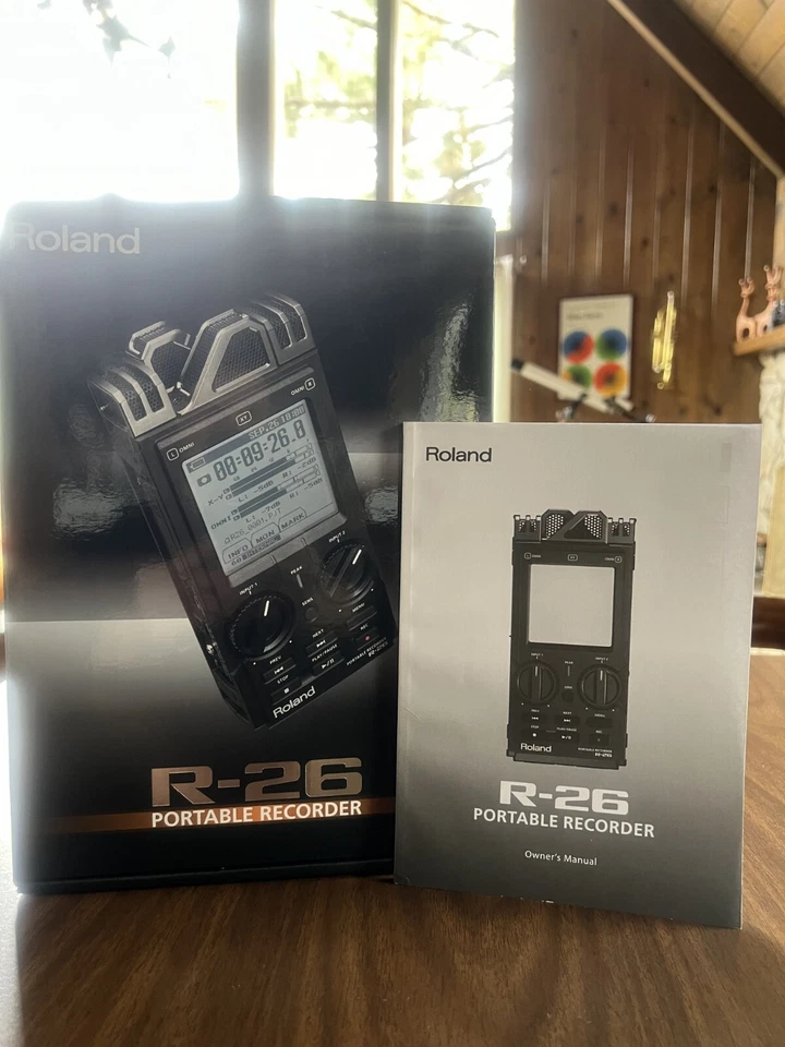 Original BOX & OWNERS MANUAL ONLY for Roland R-26 Portable Recorder NO RECORDER! - Image 3 of 4