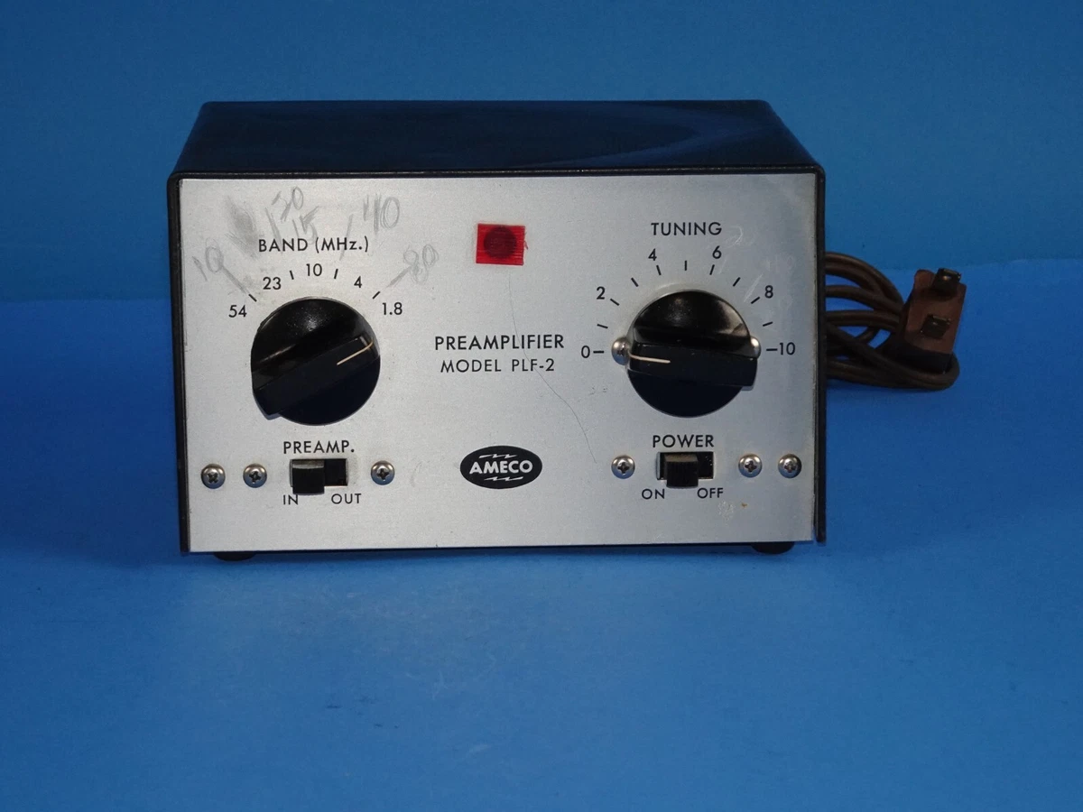 AMECO PREAMPLIFIER MODEL PLF-2 from Ham Radio Shop S82