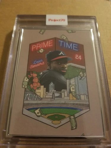 2021 Topps Project 70 DEION SANDERS PRIME TIME ARTIST PROOF /51 BY OLDMANALAN!