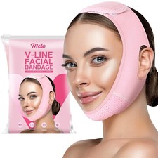 Faja De Compresion Para Adelgazar La Cara Y Papada Reductor Facial Elastica