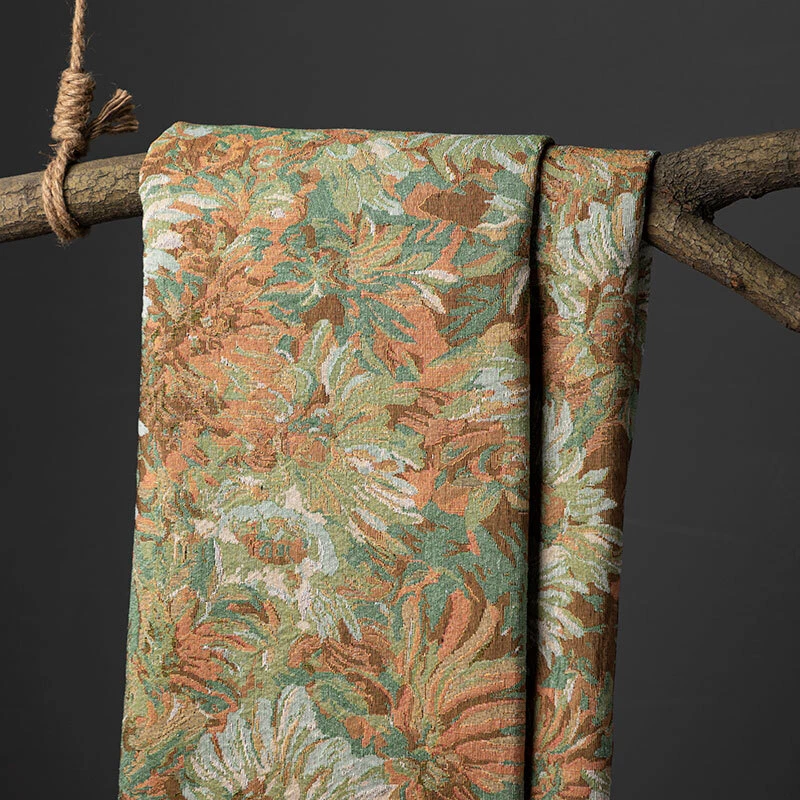 Tela de tapicería de jacquard francés vintage pintura Monnai para coser Foto 4 de 4