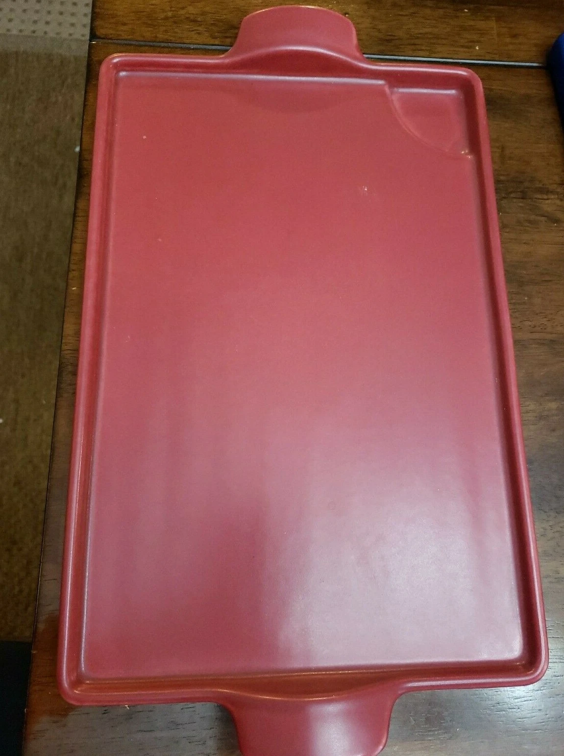 Technique Flame Cooktop Stoneware Rectangular Red Griddle
Opens in a new window or tab