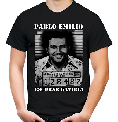 Pablo Escobar T-Shirt | Drogen Don Pablo Kokain El Patron Dealer Chapo Mafia 