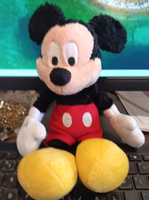 10" MICKEY MOUSE DISNEY THEME PARK ORIGINAL PLUSH STUFFED TOY, RED, WHITE, BLACK