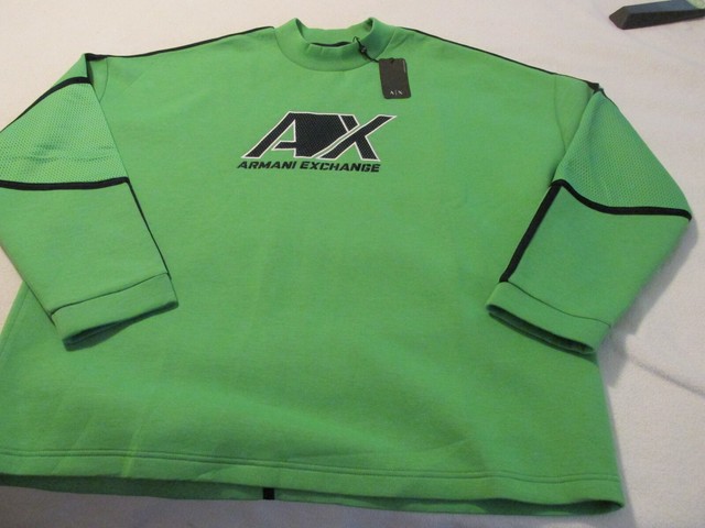 armani green sweatshirt