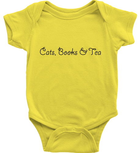 Cats Books & Tea Toddler Kids Tee Youth T-Shirt Baby Bodysuit Cute Book Cat Love - Picture 30 of 34