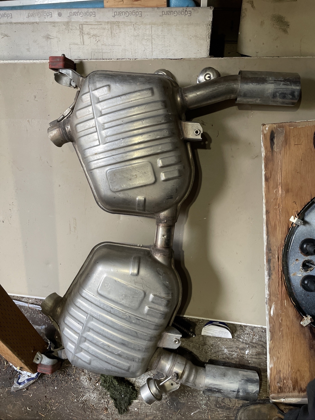 0813 OEM BMW E90 E92 E93 335i Exhaust Muffler Boysen N54 N55 eBay