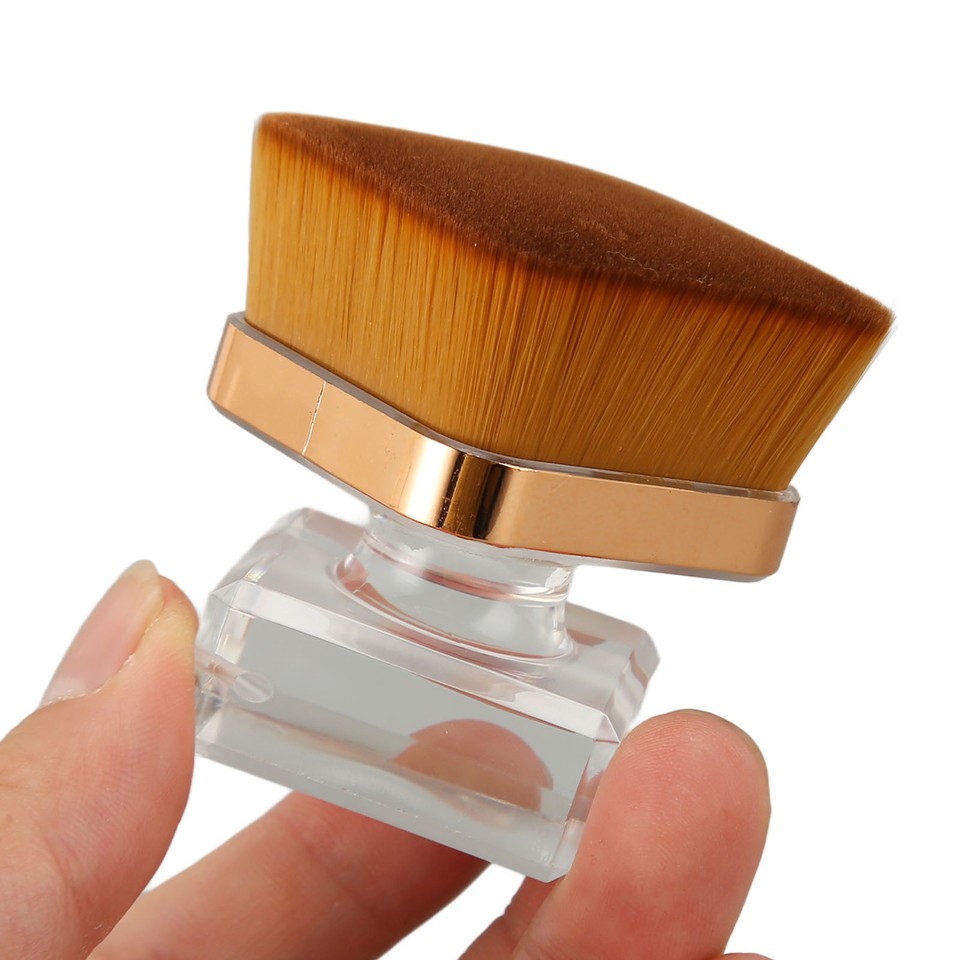 Makeup Brush Set Flat Top Foundation Flower Shape Fluffy Powder Brush