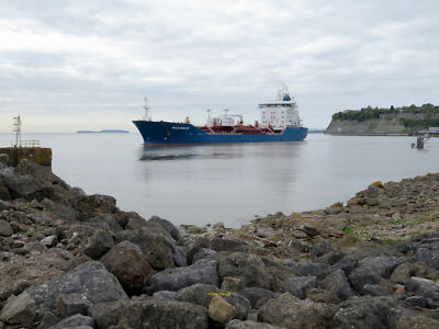 Foto 6x4 Bro Händler kommt im Hafen von Cardiff an c2019