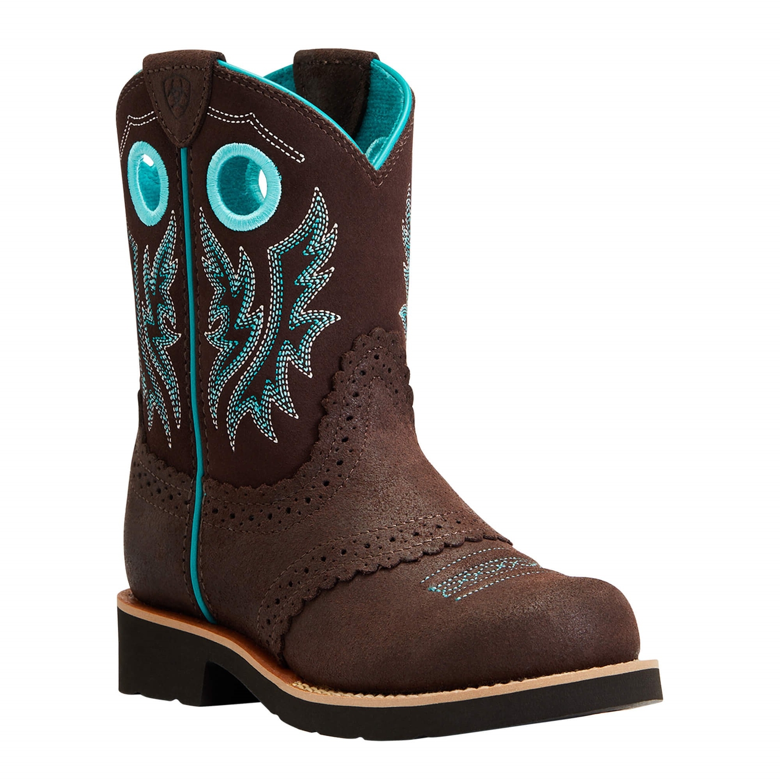 Ariat® Girl's Fatbaby® Cowgirl Royal Chocolate & Fudge Boots 10042537