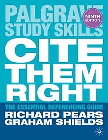 Cite Them Right: The Essential Referencing Guide vo... | Buch | Zustand sehr gut