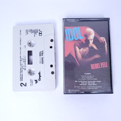 Billy Idol - Rebel Yell Cassette Tape Chrysalis Records Classic Rock Punk 1983