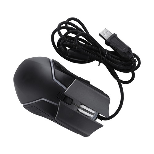 Gaming Mouse Adjustable Dpi Mechanical Ergonomic Rgb Lighting Wired Mice For MPF - Picture 15 of 24