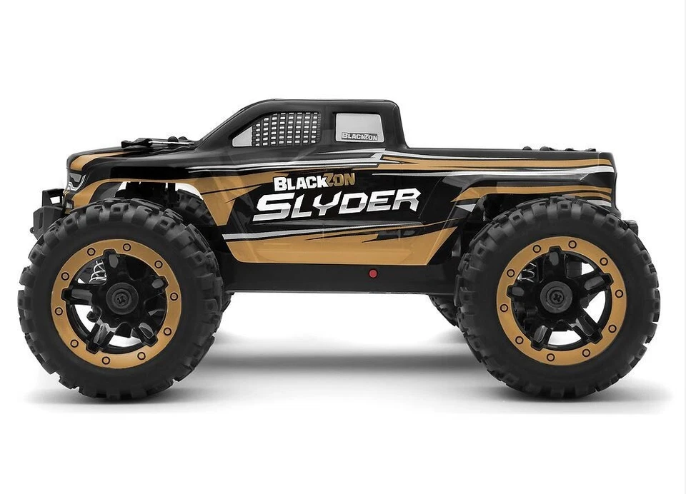 Blackzon Slyder MT 1/16 4WD Electric Monster Truck - Gold BZN540101 - Image 3 of 4