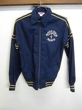 vtg MVP Jacket Coat Boulder Colorado Band drizzler navy polyester S made in USA