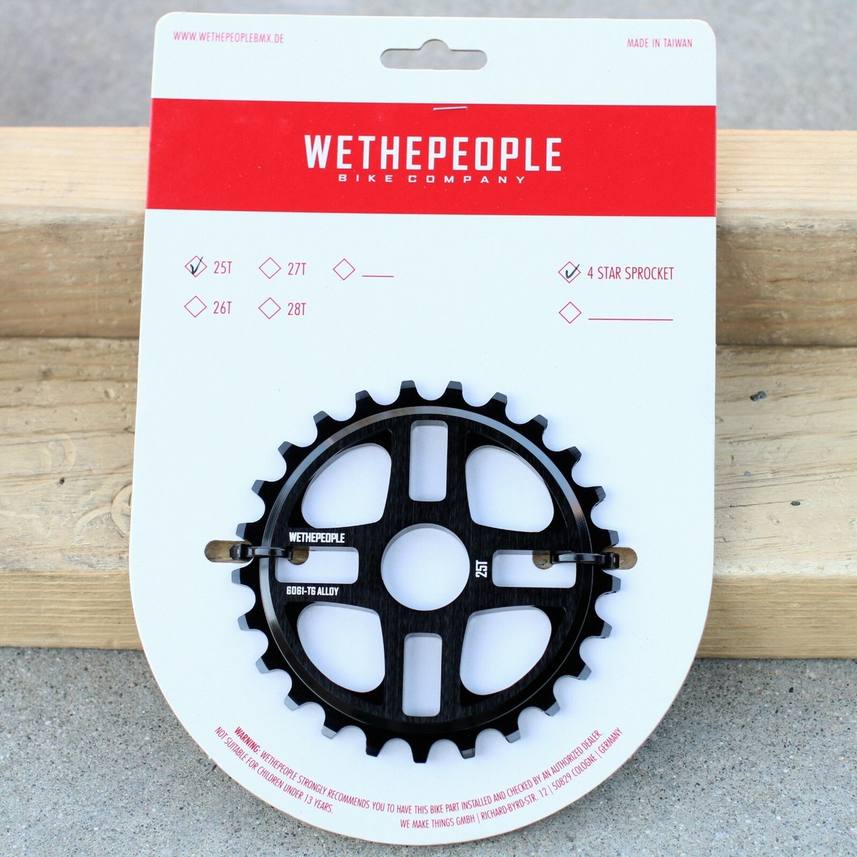 WE THE PEOPLE BMX BIKE 4STAR BICYCLE SPROCKET BLACK | eBay