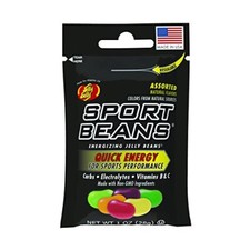Jelly Belly Sport Beans - Energizing Jelly Beans - Assorted Flavors Pack of 24