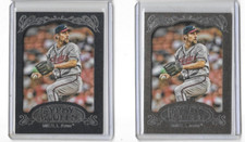 2012 Topps Gypsy Queen JOHN SMOLTZ Framed Paper Gold + Blue /599 Braves
