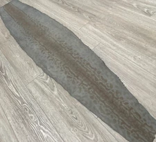 Grey Blue Genuine Karung Elephant trunk Snake gray Hide leather Skin Rattle 502