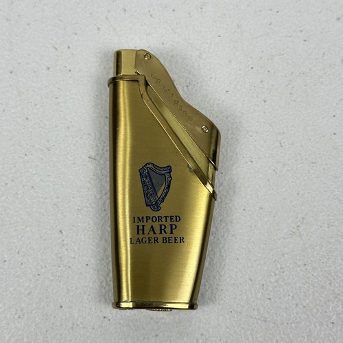 Crown Harp Guinness Lager Beer Lighter Japan Advertising NOS w/ Box - Picture 2 of 12
