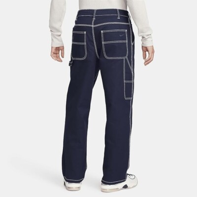 Nike Life Carpenter Pants Jeans FB7198-451 Dark Blue Woven