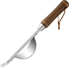 Garden Crevice Weeding Tool Wood Handle Driveway & Sidewalks