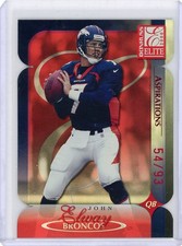 2000 Donruss Elite Aspirations Diecut #103 John Elway No 54 of 93