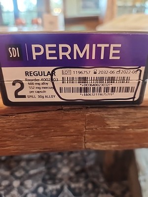 SDI 4002303 Permite 2 Spill Regular Set Phase Alloy Amalgam Capsules 600mg 50/Pk