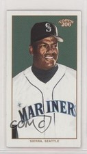 2002 Topps 206 Mini Black Polar Bear Back Ruben Sierra #249 5x8