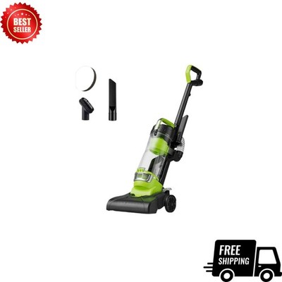 Ultra-Lightweight Compact Bagless Upright Vacuum Cleaner, Green