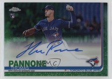 2019 Topps Chrome Rookie Green Refractor 73/99 Thomas Pannone #RA-TP Auto 13iq