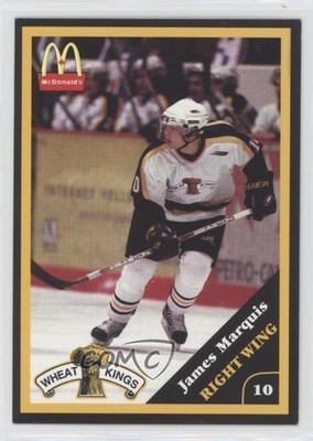 2000-01 McDonald's Brandon Wheat Kings James Marquis #10 1d3