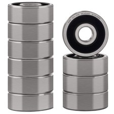 10 Pack 623-2RS Double Sealed Deep Groove Ball Bearings 3x10x4mm Chrome Steel