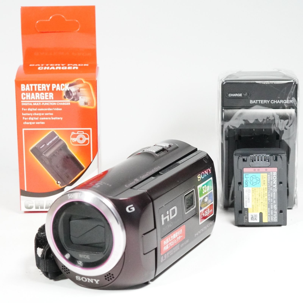 SONY Handycam HDR-PJ390 Digital HD Video Camera Brown 30x Zoom SONY Handycam HDR-PJ390 Digital HD Video Camera Brown 30x Zoom