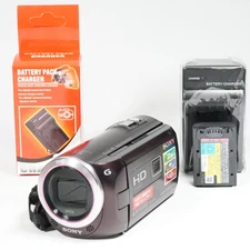 SONY Handycam HDR-PJ390 Digital HD Video Camera Brown 30x Zoom Used From Japan